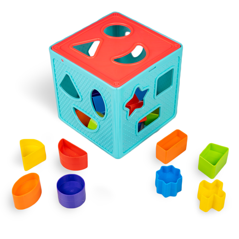 Shape Sorter Cube Senior (18 Pieces)