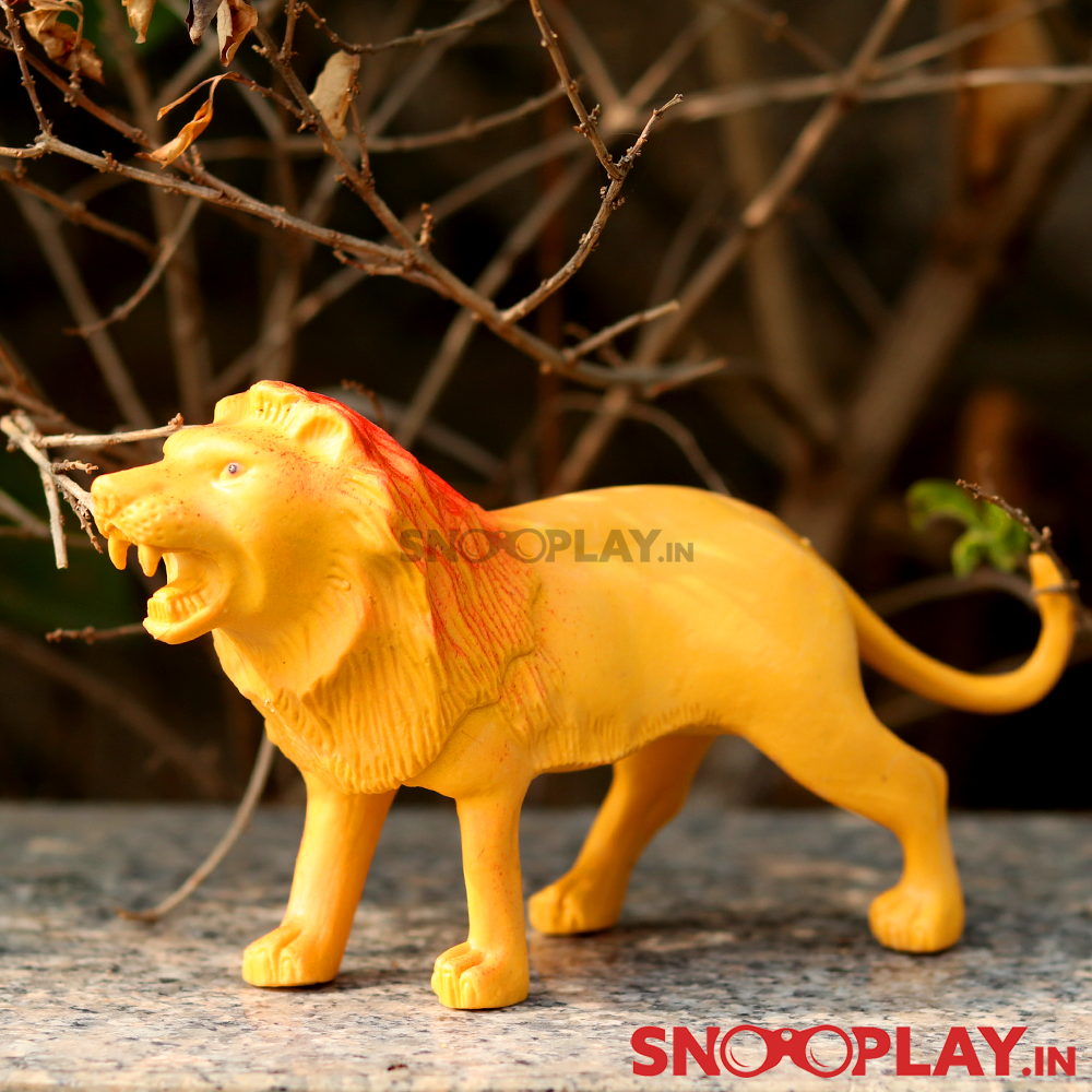 Wild Animals Playset for Kids (Set of 6 Animal Toys)
