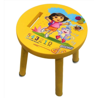 Kids Step Stool Kindergarten Study Stools Lightweight Footstools Sturdy And Durable Very Suitable Multipurpose Use Yellow Color