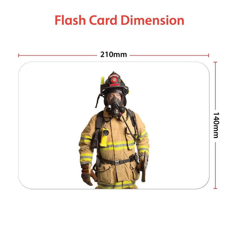 Educational - Community Helpers Flash Cards for Kids Early