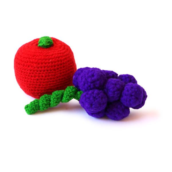Crochet Fruits Soft Toy Set