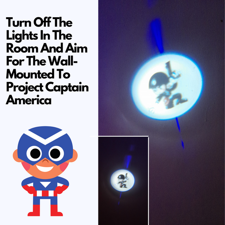 Captain America  Projection Gun Toys for Kids