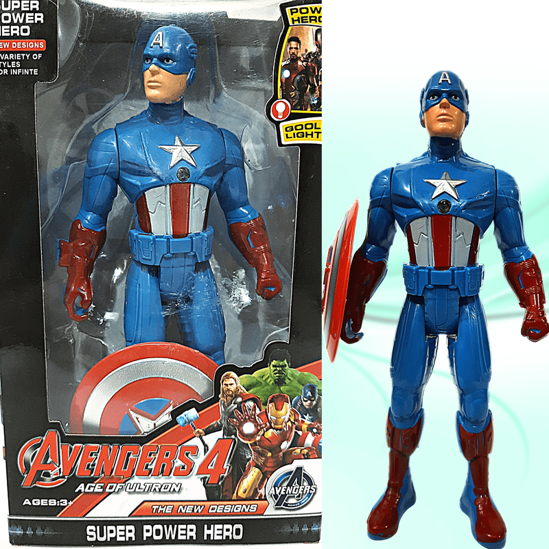 Buy Captain America Action Figure with Shield (3 Years till Grown