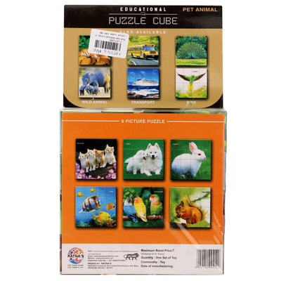 Educational Puzzle Cube Pet Animal