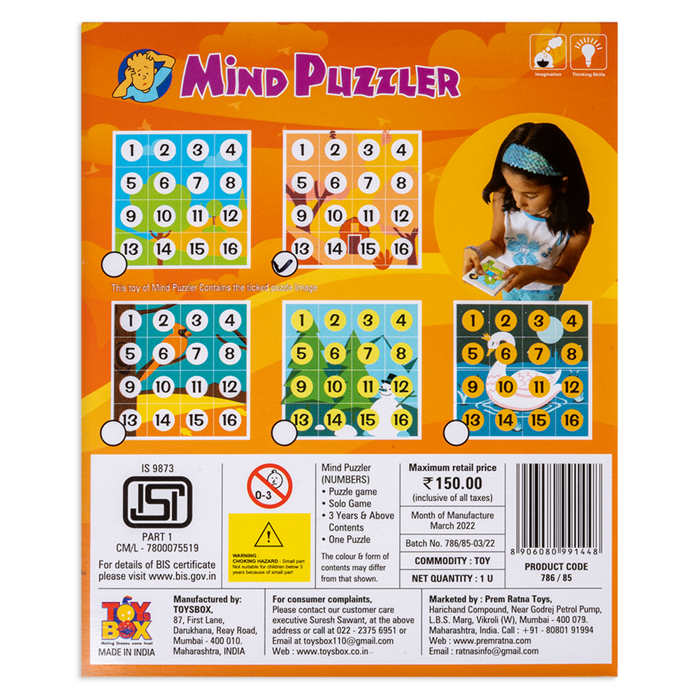 Mind Puzzler - Numbers