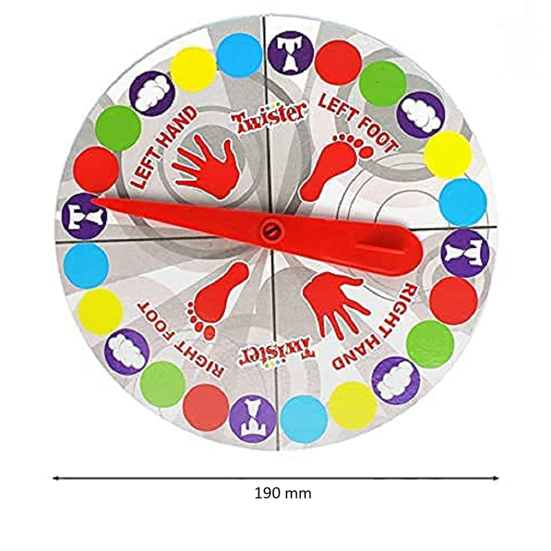 Twister Classic Floor Game - Multicolor