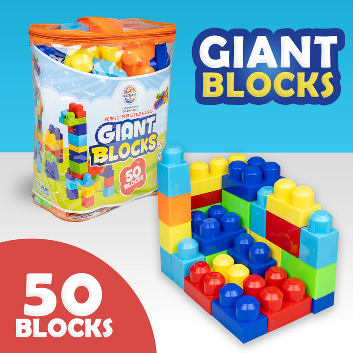 Giant Blocks (50 Pcs) - Building Block Set