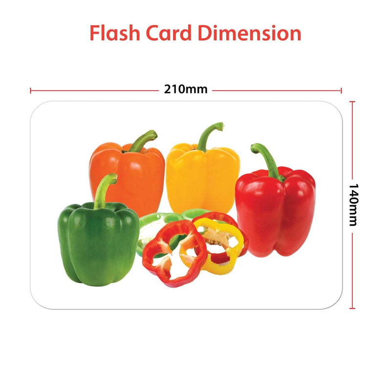Vegetables Education Flash Card for Kids