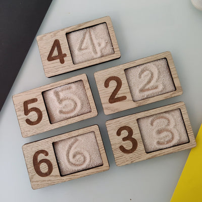 Wooden Tracing Writing and Counting Tray | Tracing Tray for Kids