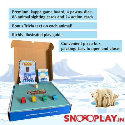 Grand Tundra - Arctic Circle Wildlife Safari Adventure Premium Edition Board Game