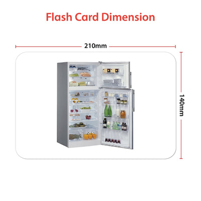 Educational - Home Equipments Flash Cards for Kids Early Learning