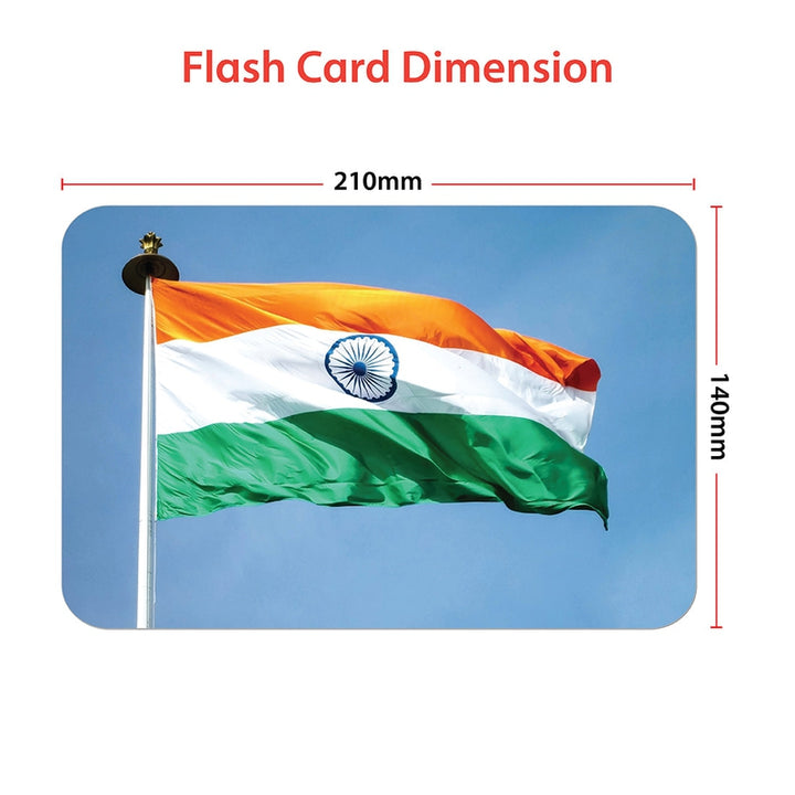 Educational - Know India Flash Cards for Kids Early Learning