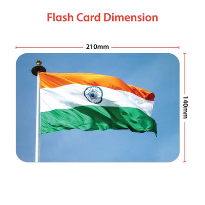 Educational - Know India Flash Cards for Kids Early Learning