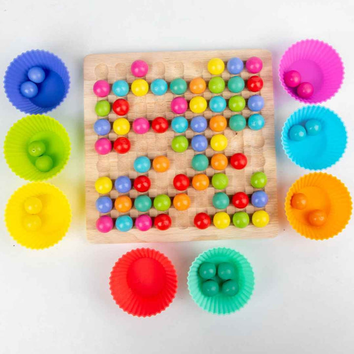 Wooden Board Beads Game