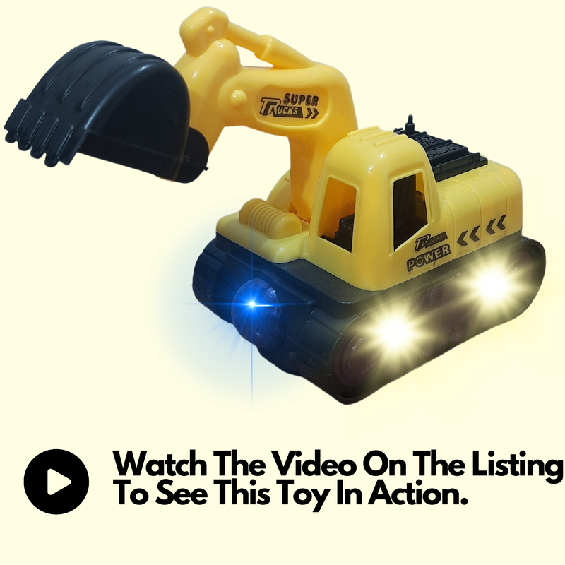 Excavator Construction Toys for Kids | Truck Toys for Kids | Construction Toys for Kids | Music | Light | Year | Age
