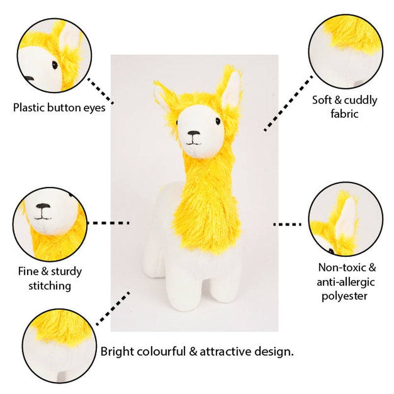 Furrendz Sunshine Yellow Llama 10" Plush