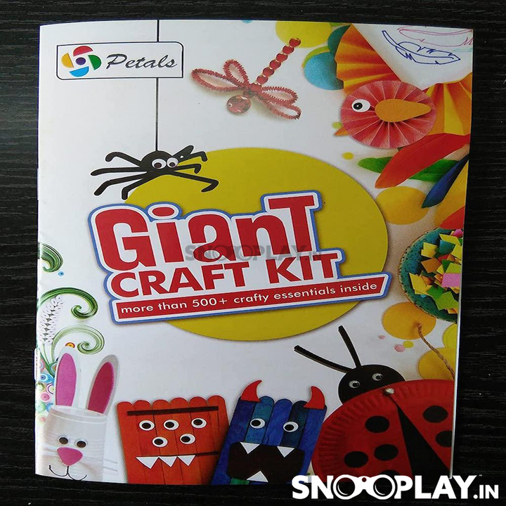 Giant Craft Kit (500+ Craft Essentials) For Kids