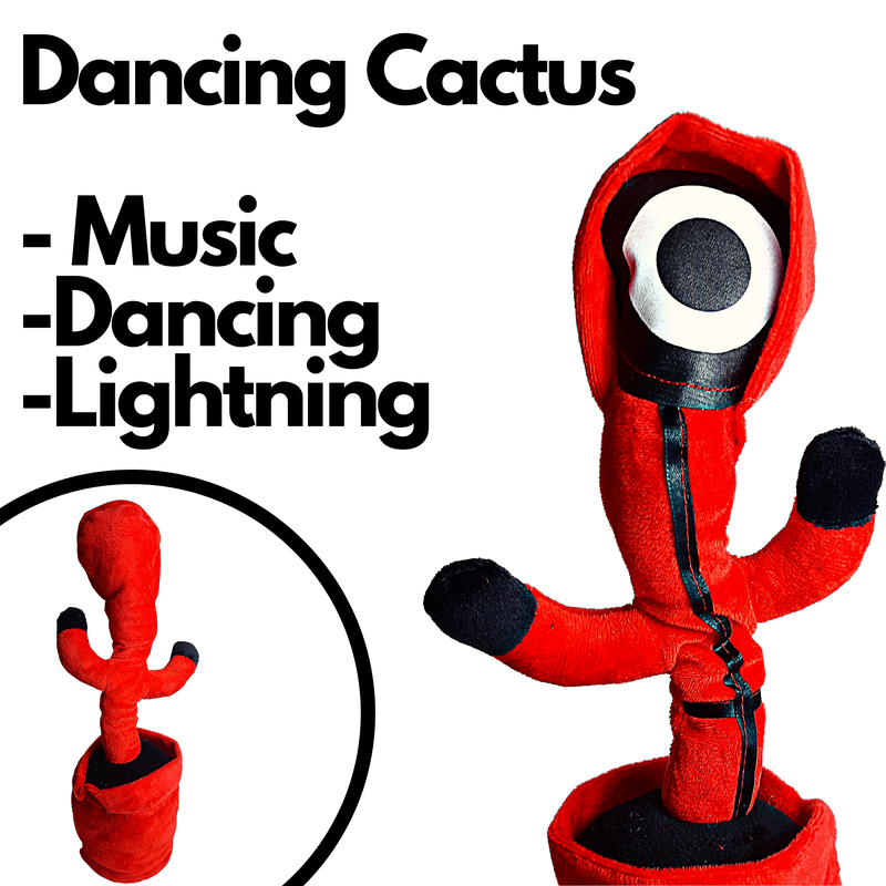 Squed Game | Speaking, Dancing, Talking, Cactus Toy | Big Size (14 Inch)