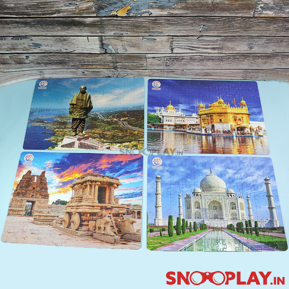 4 in 1 Wonders Of India Jumbo Jigsaw Puzzle (4 x 99 Pieces)