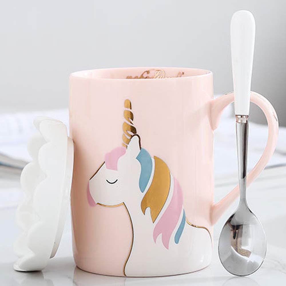  If you are looking for gift for a unicorn girl then look no more as this real unicorn mug will surprise her.