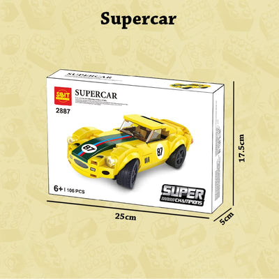 Sports Car Yellow DIY (106Pcs)