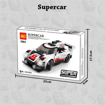 Supercar Building Blocks Toys (175-Piece)