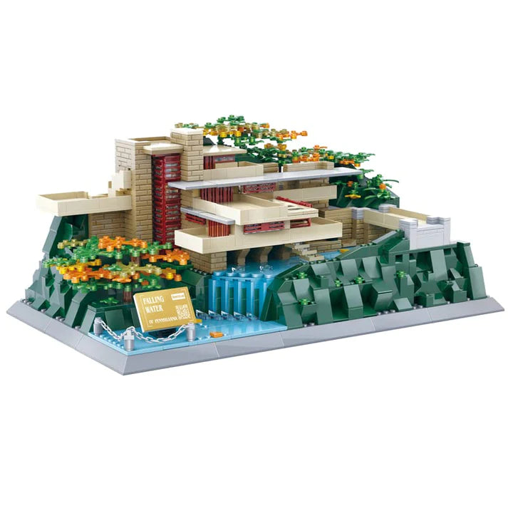 Fallingwater Building Blocks Set (1220 Pieces)