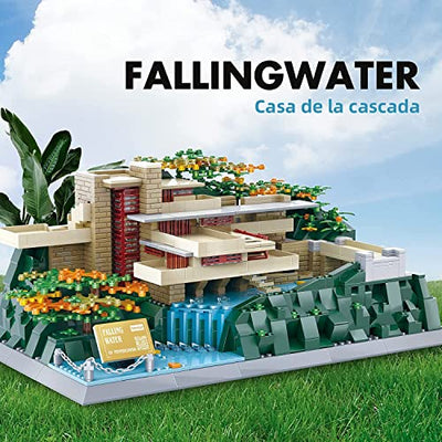 Fallingwater Building Blocks Set (1220 Pieces)