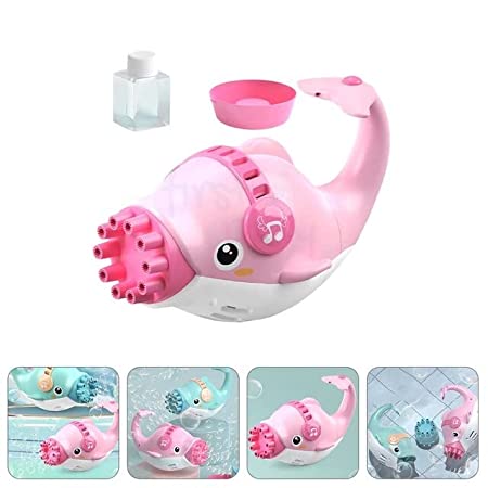 Electric Bubble Gun -Dolphin Pink