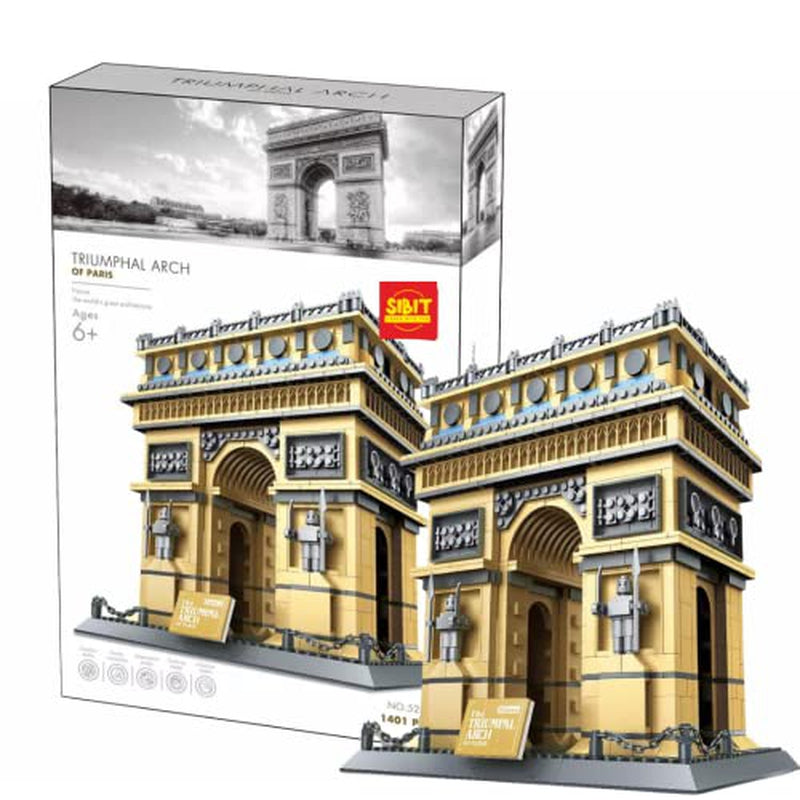 Arc De Triomphe Model Building Block Set  (1399 Pieces)