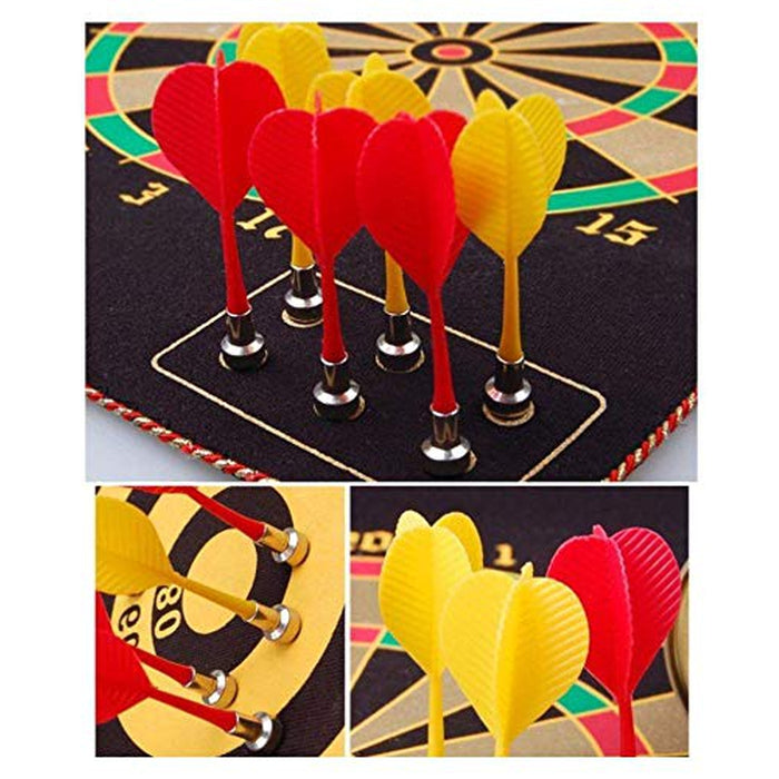 We bring you the Ultimate Dual sided Magnetic Dart Game. On it's one side is the traditional points game