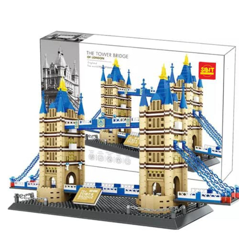 Building Block Toys Tower Bridge London, England Model (1054 Pieces)