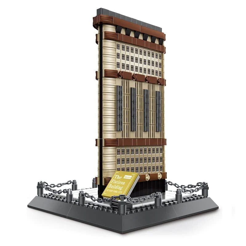 Flat Iron Building- New York  Model Toys Set (838 Pieces)