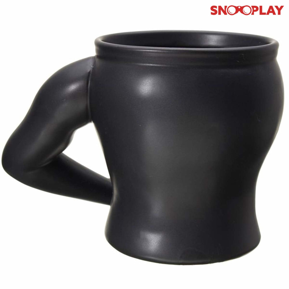 Black Muscle Coffee Mug