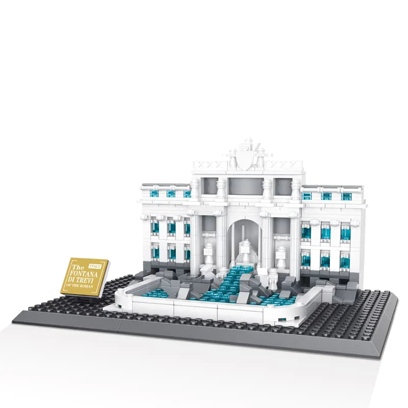 Trevi Fountain Model Building Block (667 Pieces)