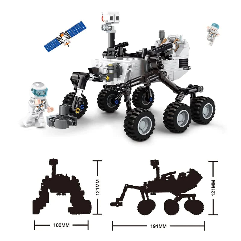 Aerospace Mars Rover Toy Building Blocks Kit (340 Pcs)
