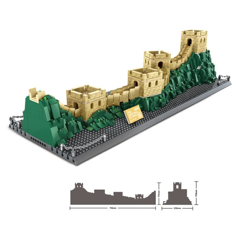 The Great Wall of China Model Building Block Set (1517 Pieces)