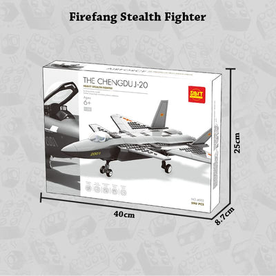 Firefang Stealth Fighter Building Block Set (290 Pcs)