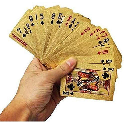 Gold Plated Poker Playing Cards (1 Pack)