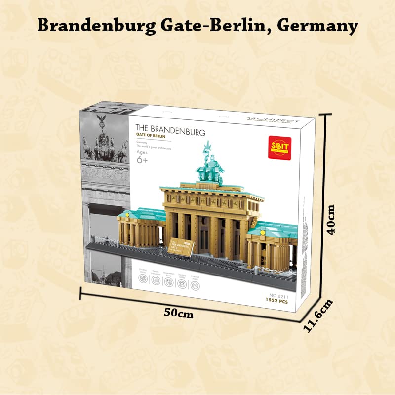 Branden Burg Gate Creative Building Block Set  (1552 Pieces)