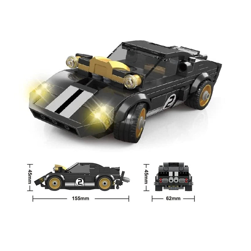 Black Sport Cars Model (187-Pieces)