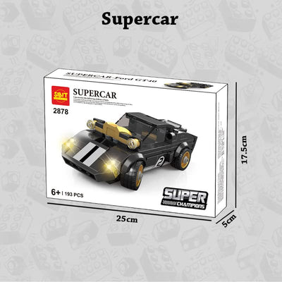 Black Sport Cars Model (187-Pieces)