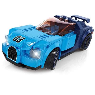 Buggati Chiron Blue colour (139 Pieces)