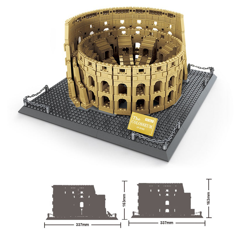 Colosseum Rome Model Building Block Set (1758 Pieces)