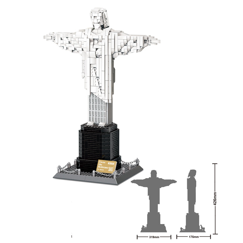 Rio De Janerio Christ's, Redeemer of Brazil Building Blocks (973 Pcs)