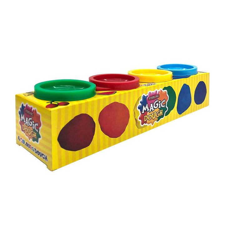 Magic Dough Set of 4 Tubs - 50g (2-8 Years)