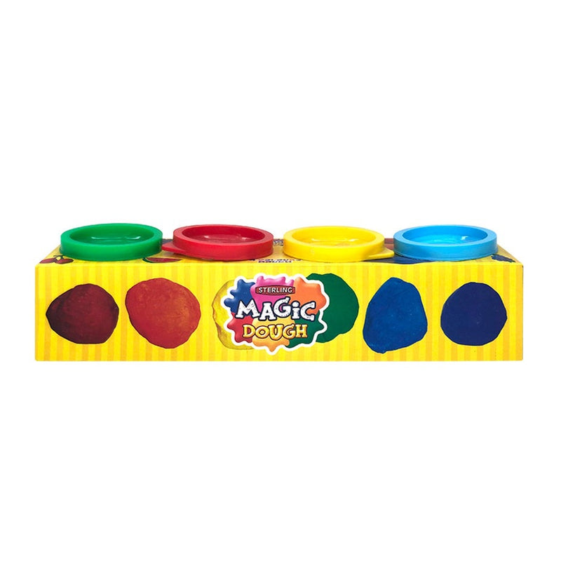 Magic Dough Set of 4 Tubs - 50g (2-8 Years)