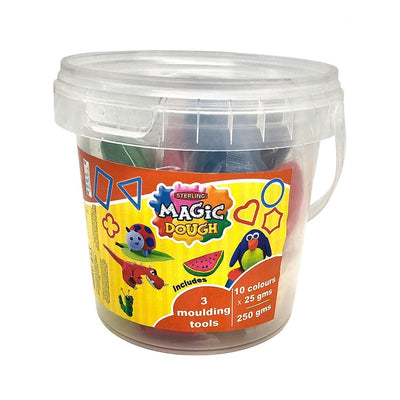 Magic Dough in Bouquet ( 250 gms + 3 Moulds )