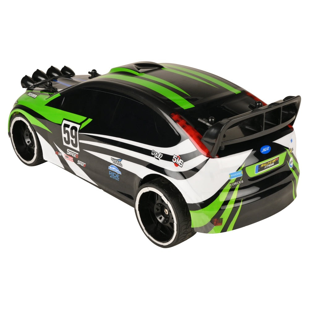 Rally Xtreme Racing Car (1:16) Green For Children