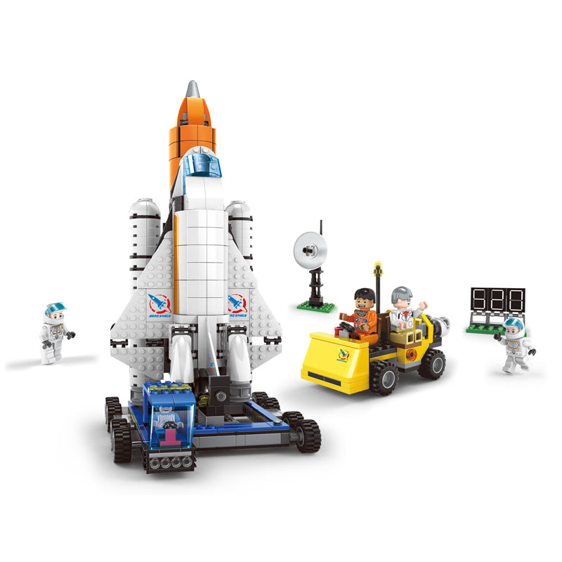 Aerospace Launching Base Building Blocks Toy Kit (896 Pcs)